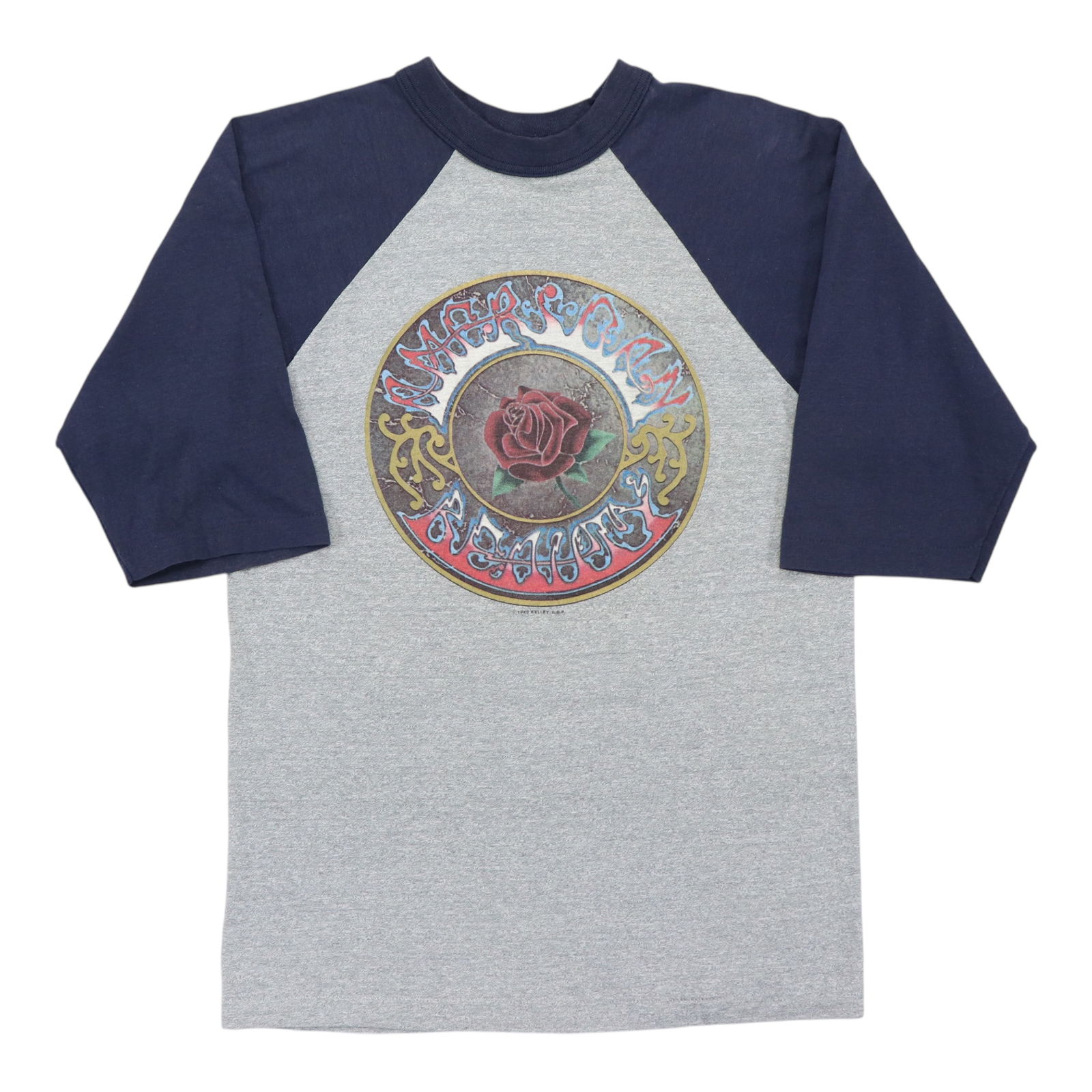 1982 Grateful Dead Vintage Jersey Shirt Gray Graphic Tee: 1982 Grateful Dead Vintage Jersey Shirt Gray Graphic Tee This original vintage 1982 Grateful Dead Jersey Shirt is a collectible piece that embodies the spirit of the iconic band. Crafted from a comfor