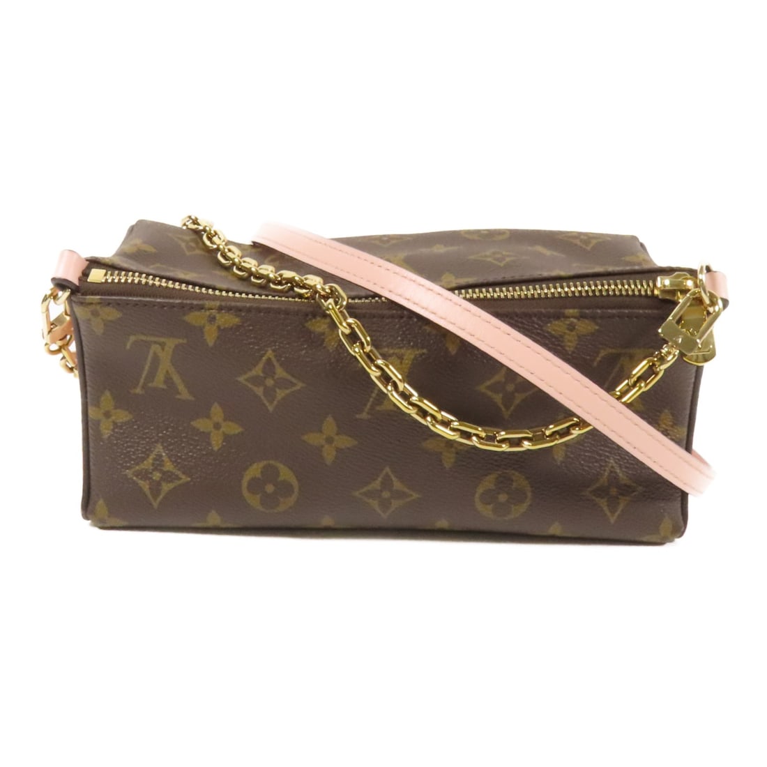 LOUIS VUITTON Bloom 2way Shoulder Bag M11303 Monogram Brown: LOUIS VUITTON Bloom 2way Shoulder Bag M11303 Monogram Brown This Louis Vuitton Bloom 2way Shoulder Bag combines luxury and functionality. Crafted from durable PVC-coated canvas in a rich brown hue, th