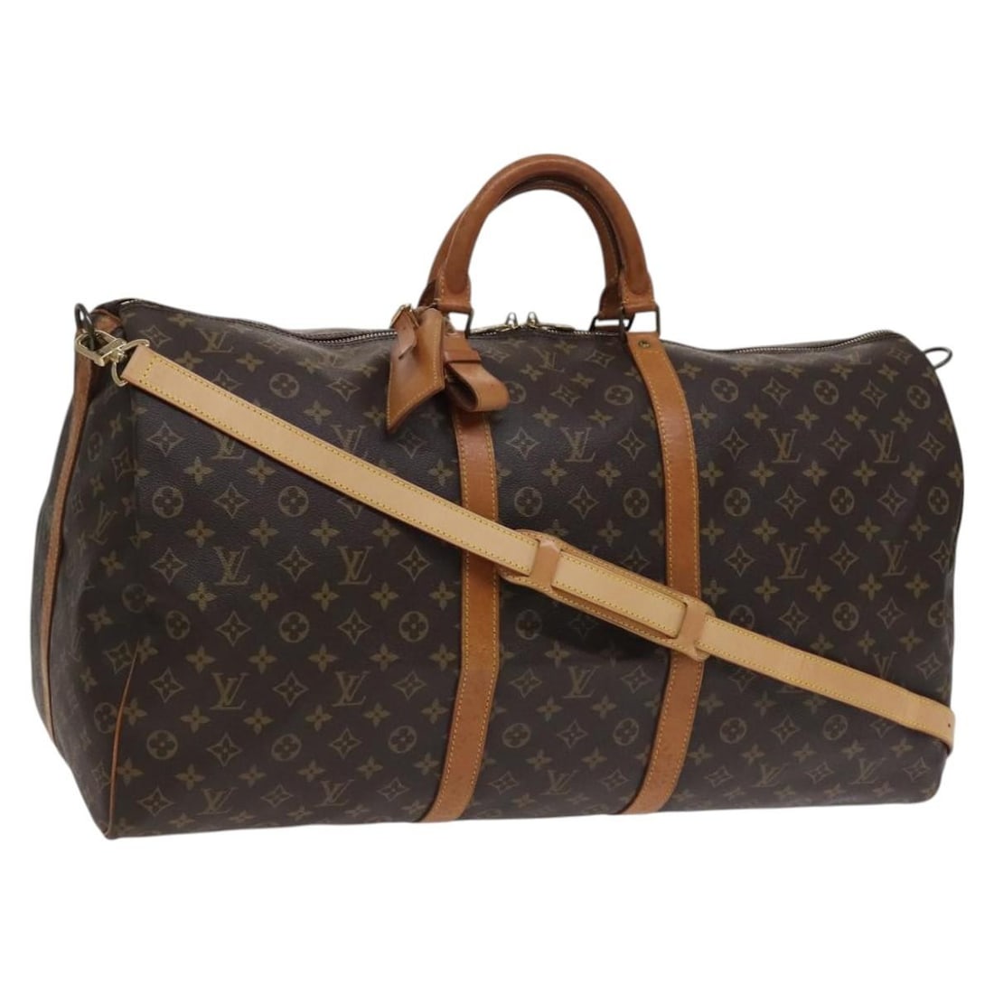 LOUIS VUITTON Monogram Keepall Bandouliere 60 Travel Bag M41412 (1 of 18)