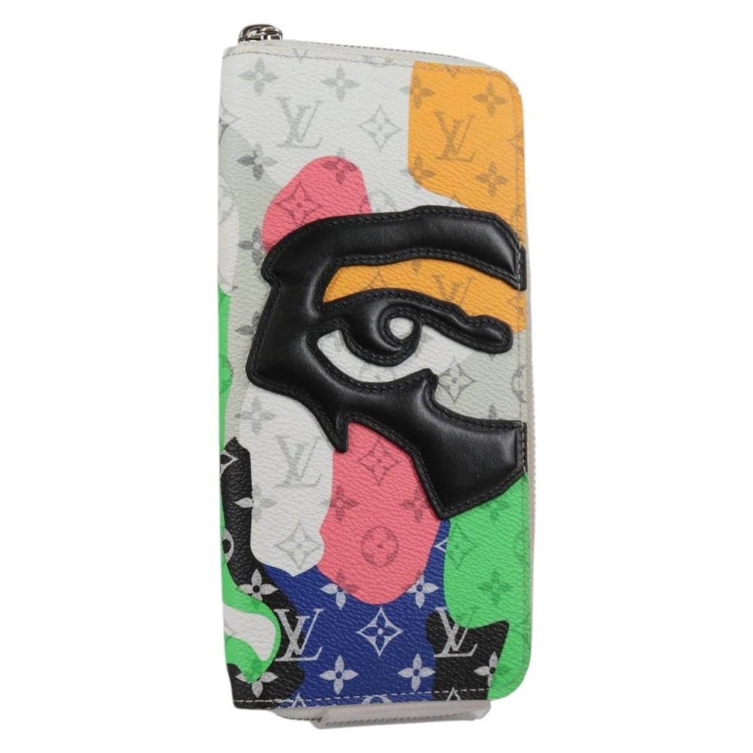 LOUIS VUITTON Monogram LV Portrait Zippy Long Wallet M82590 Multicolor Spain Auth: LOUIS VUITTON Monogram LV Portrait Zippy Long Wallet M82590 Multicolor Spain Auth This LOUIS VUITTON Monogram LV Portrait Zippy Wallet is a stylish long wallet made from high-quality Monogram Canvas.