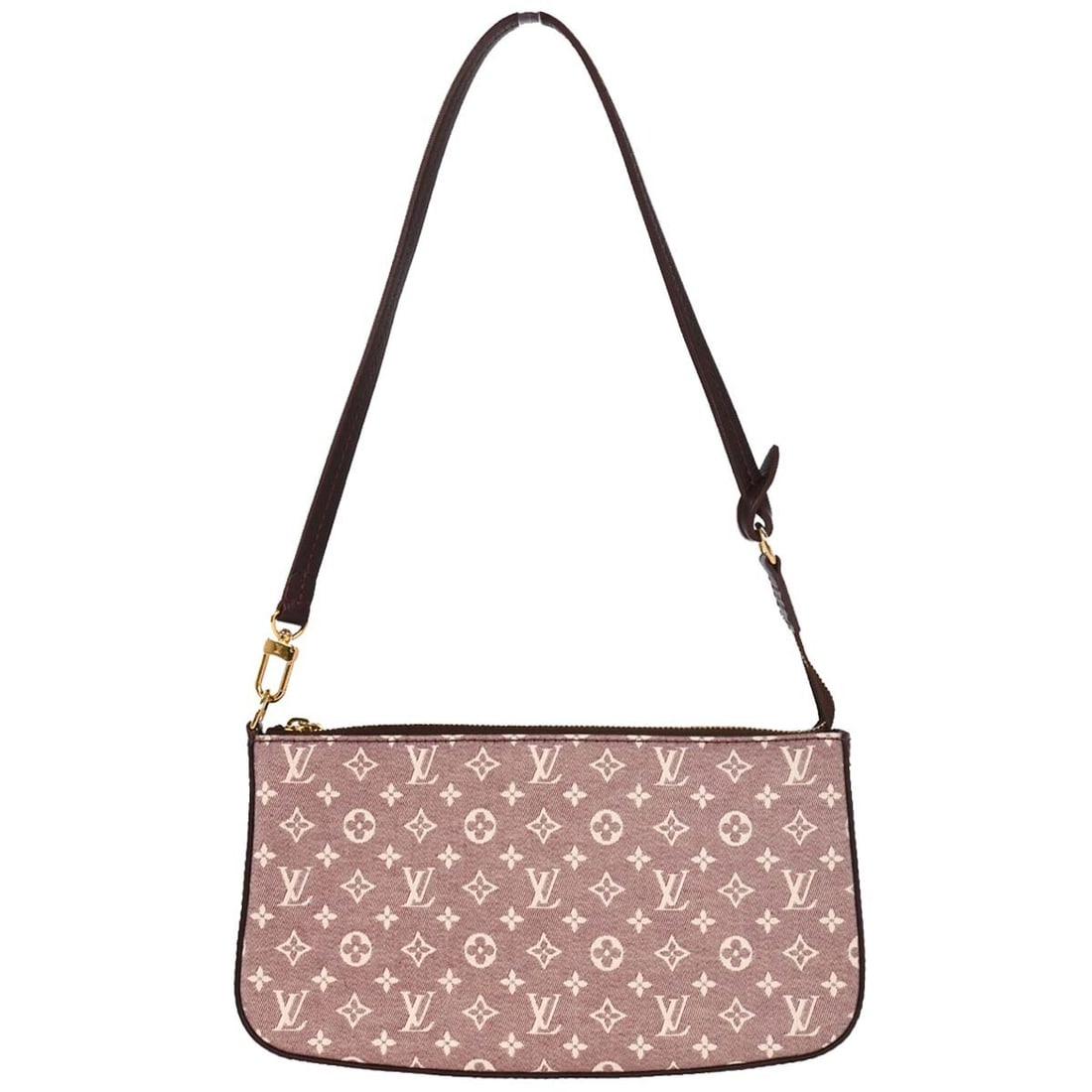 Louis Vuitton Bordeaux Monogram Idylle Pochette Accessoires M60484: Louis Vuitton Bordeaux Monogram Idylle Pochette Accessoires M60484 Elevate your accessory game with the Louis Vuitton Bordeaux Monogram Idylle Pochette Accessoires. This stylish top handle bag, crafte
