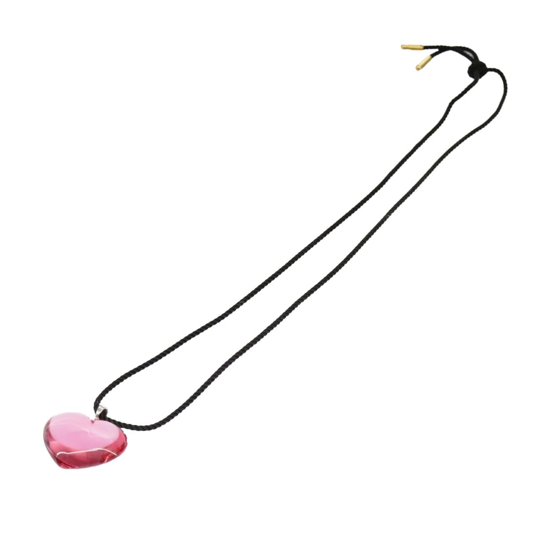 Baccarat Pink Crystal Heart Necklace Authentic AM7117: Baccarat Pink Crystal Heart Necklace Authentic AM7117 Elevate your jewelry collection with this Baccarat Heart Necklace, crafted from exquisite crystal glass in a lovely pink hue. This elegant necklac