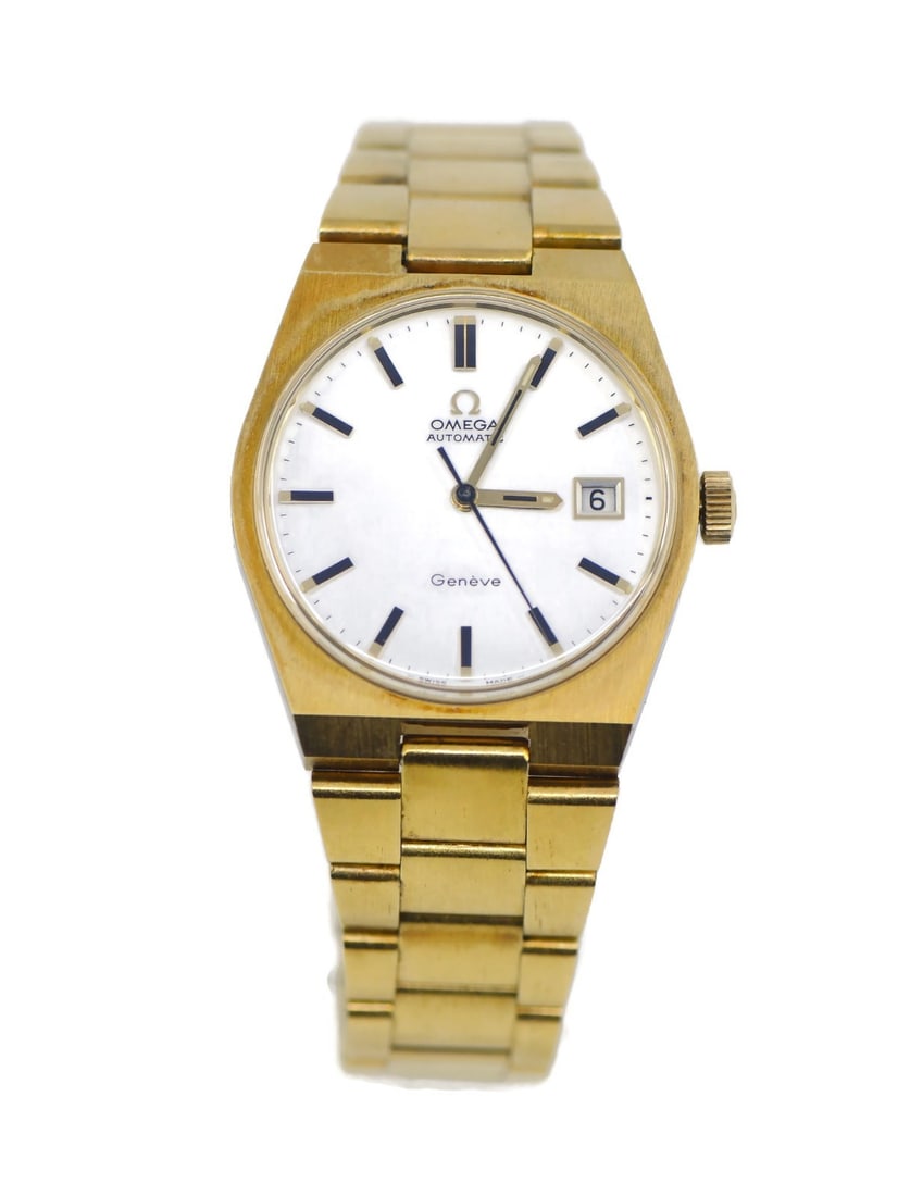 Omega Geneve Gold Plated Wristwatch Ref 166.099 with Box (1 of 6)