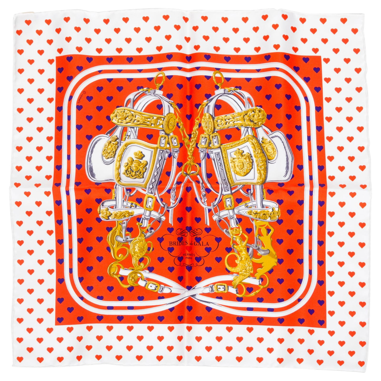 Hermes Limited Edition Brides de Gala Scarf 16 inch Silk Twill (1 of 4)