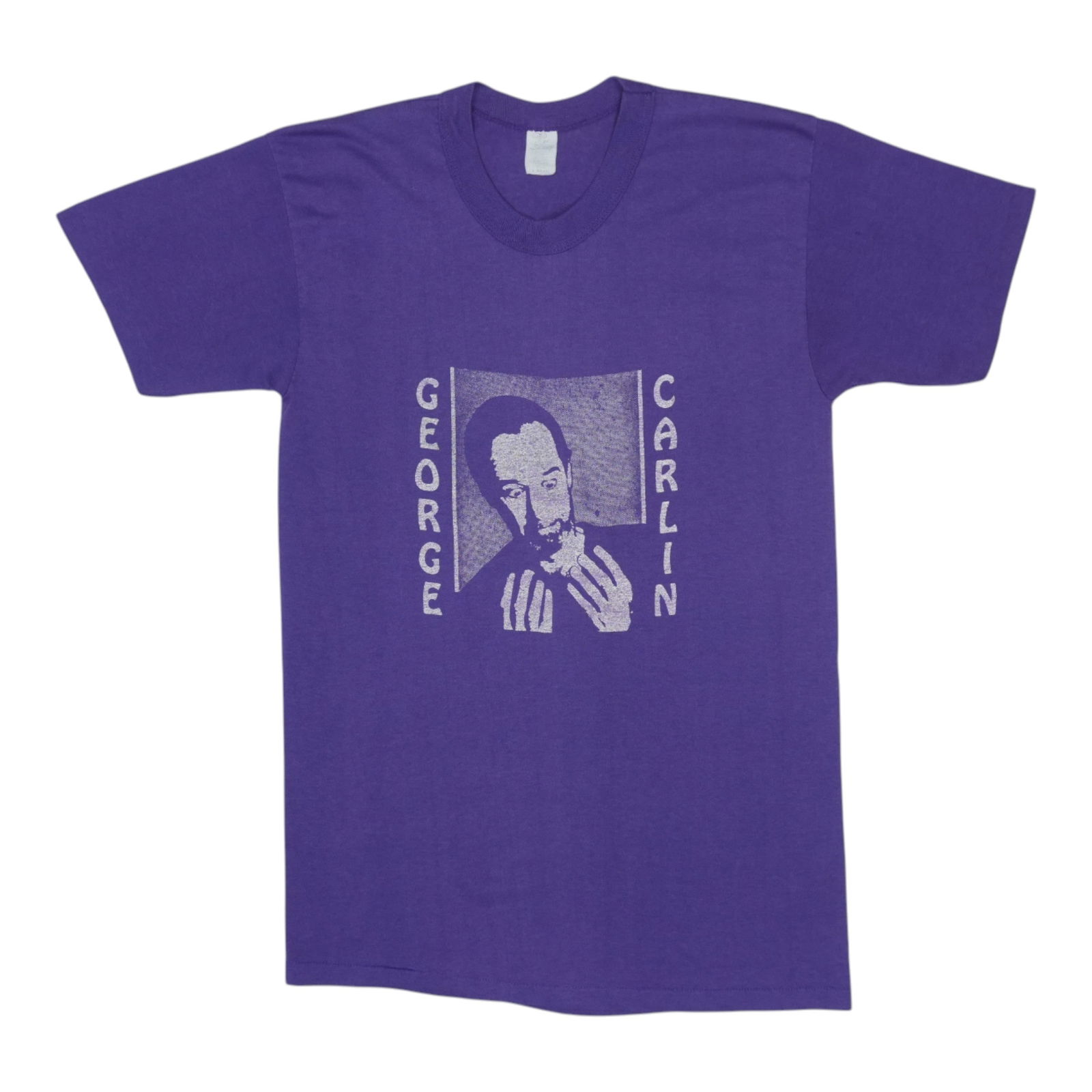 1980s George Carlin Vintage Simon Says GFY Shirt Purple: 1980s George Carlin Vintage Simon Says GFY Shirt Purple Embrace a piece of comedy history with this original vintage 1980s George Carlin Simon Says GFY Shirt. This true vintage shirt features captivat