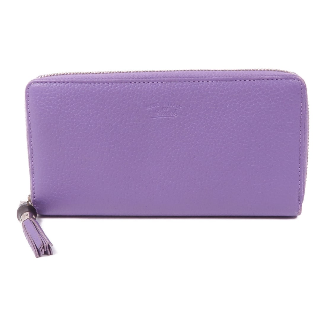 GUCCI GG SHW Long Wallet Leather Purple Made in Italy: GUCCI GG SHW Long Wallet Leather Purple Made in Italy This GUCCI GG SHW Long Wallet is crafted from high-quality leather in a striking purple color, showcasing a stylish around long wallet design. Mad