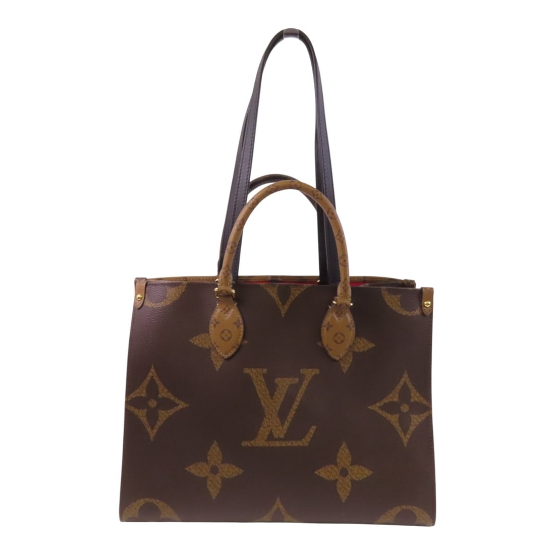 LOUIS VUITTON On The Go MM Monogram Shoulder Bag M45321: LOUIS VUITTON On The Go MM Monogram Shoulder Bag M45321 This stylish LOUIS VUITTON On The Go MM Hand Shoulder Bag is crafted from durable PVC coated canvas, showcasing the iconic Monogram and Mono-Rev