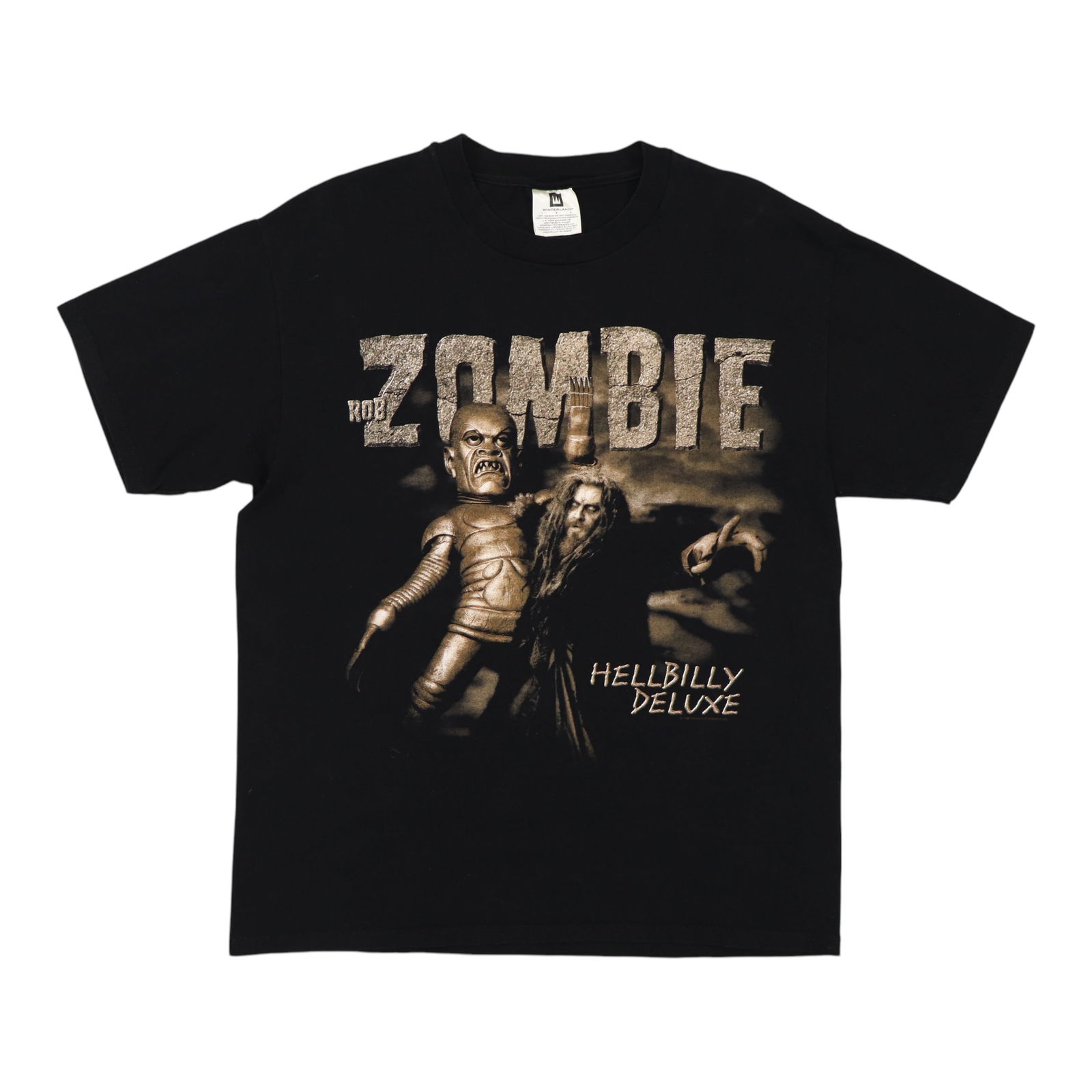 1998 Rob Zombie Hellbilly Deluxe Vintage Tour Shirt: 1998 Rob Zombie Hellbilly Deluxe Vintage Tour Shirt Step back in time with this original vintage 1998 Rob Zombie Hellbilly Deluxe Tour Shirt. This shirt features striking front and back graphics, maki