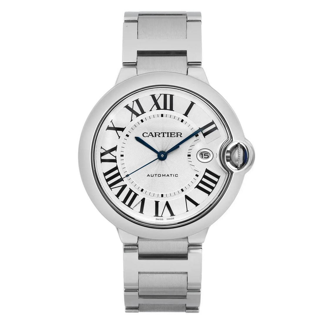 Cartier Ballon Bleu 42mm Automatic Men's Watch with Silver Dial (1 of 5)