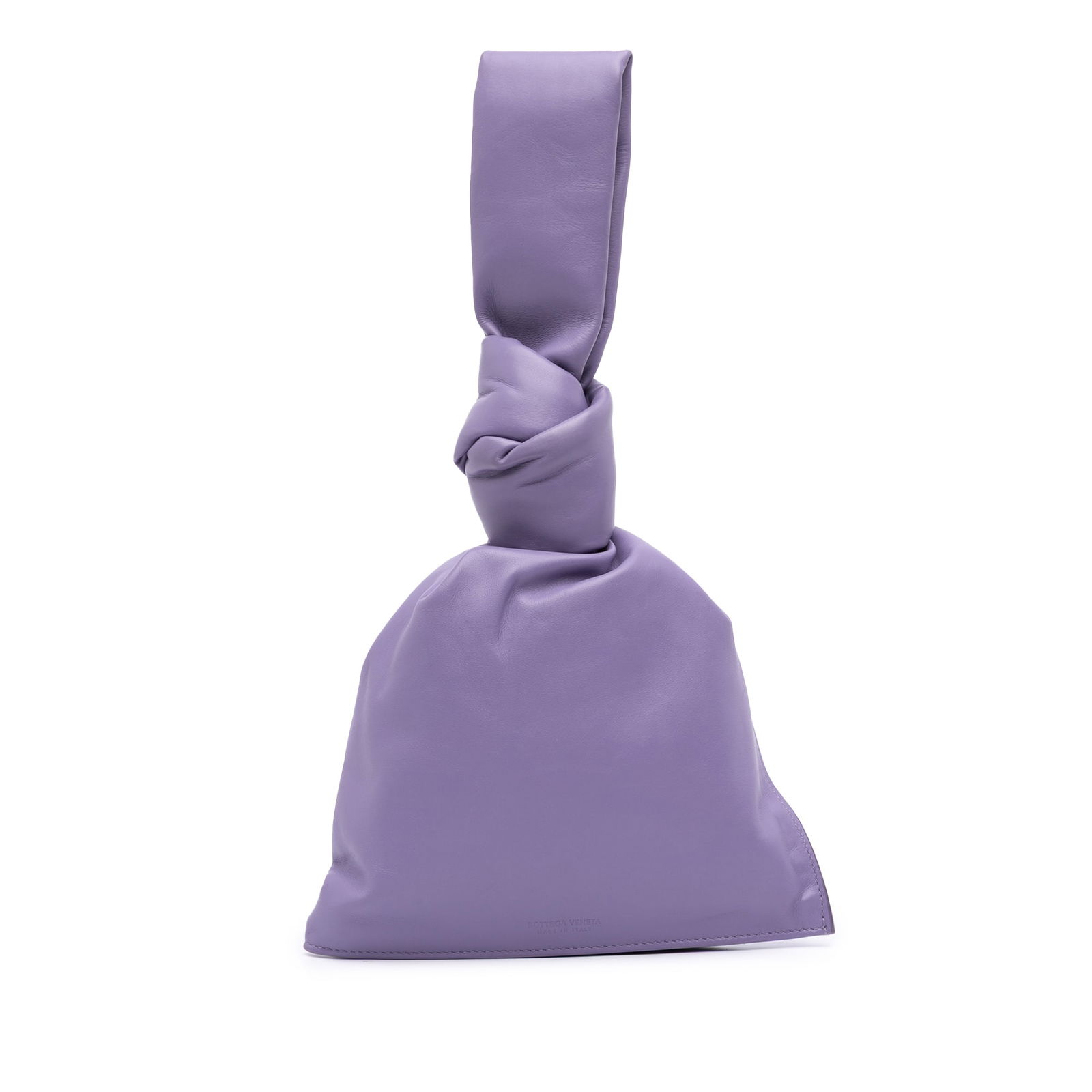 Bottega Veneta Mini Calfskin BV Twist Bag Purple Leather Italy (1 of 8)