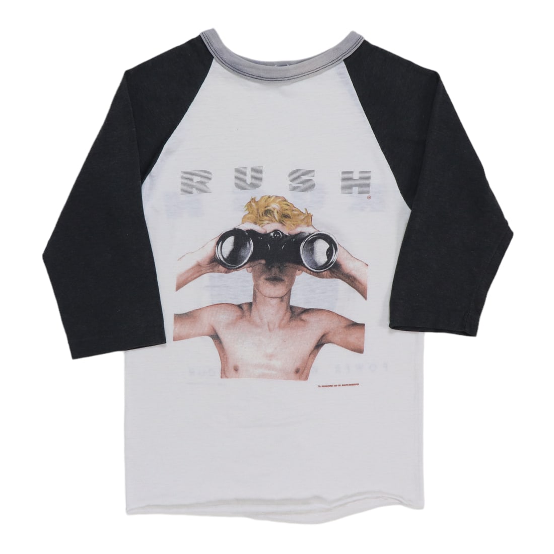 1985 Rush Power Windows Tour Vintage Jersey Shirt (1 of 5)