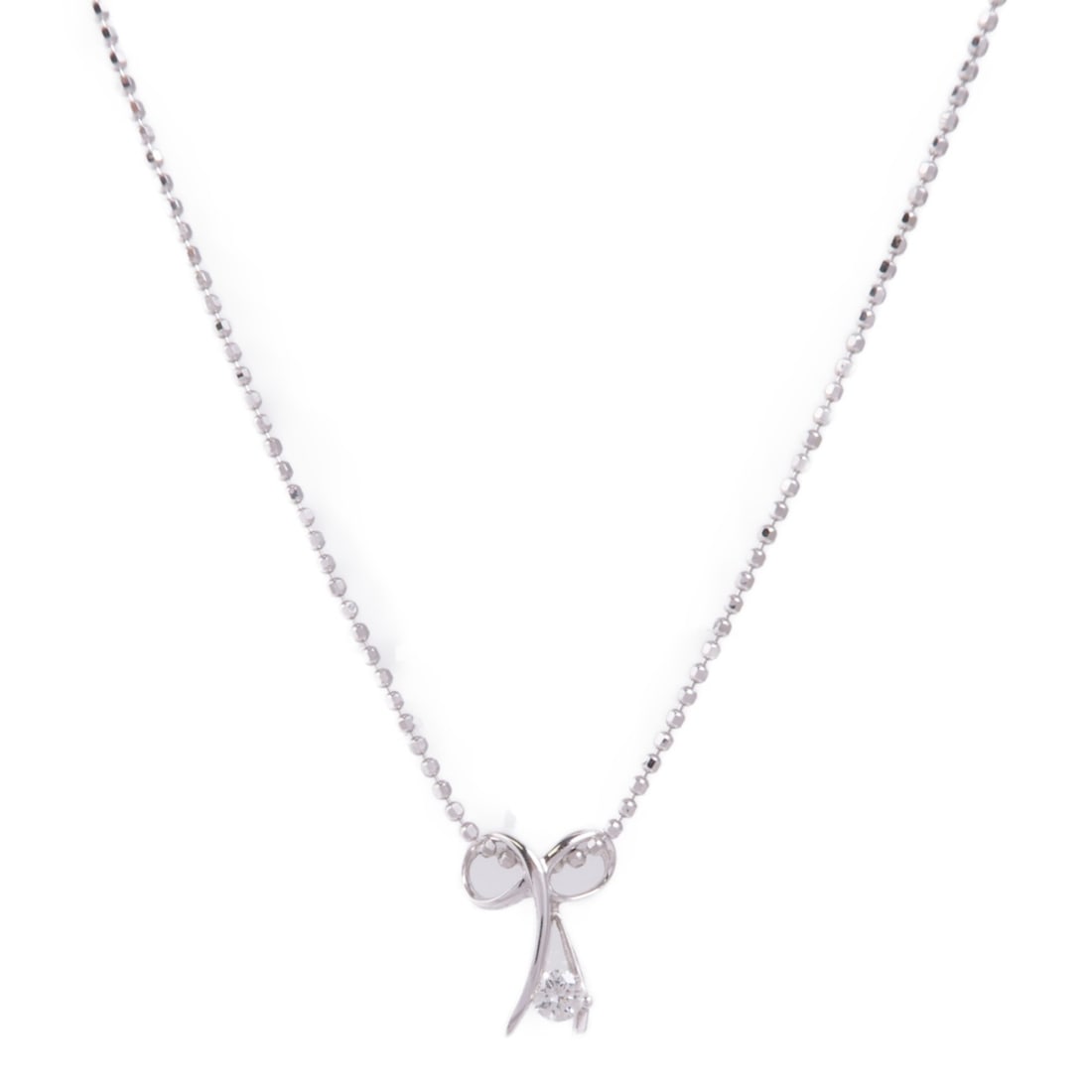 Elegant 18K White Gold Diamond Necklace by Jewelry (1 of 8)