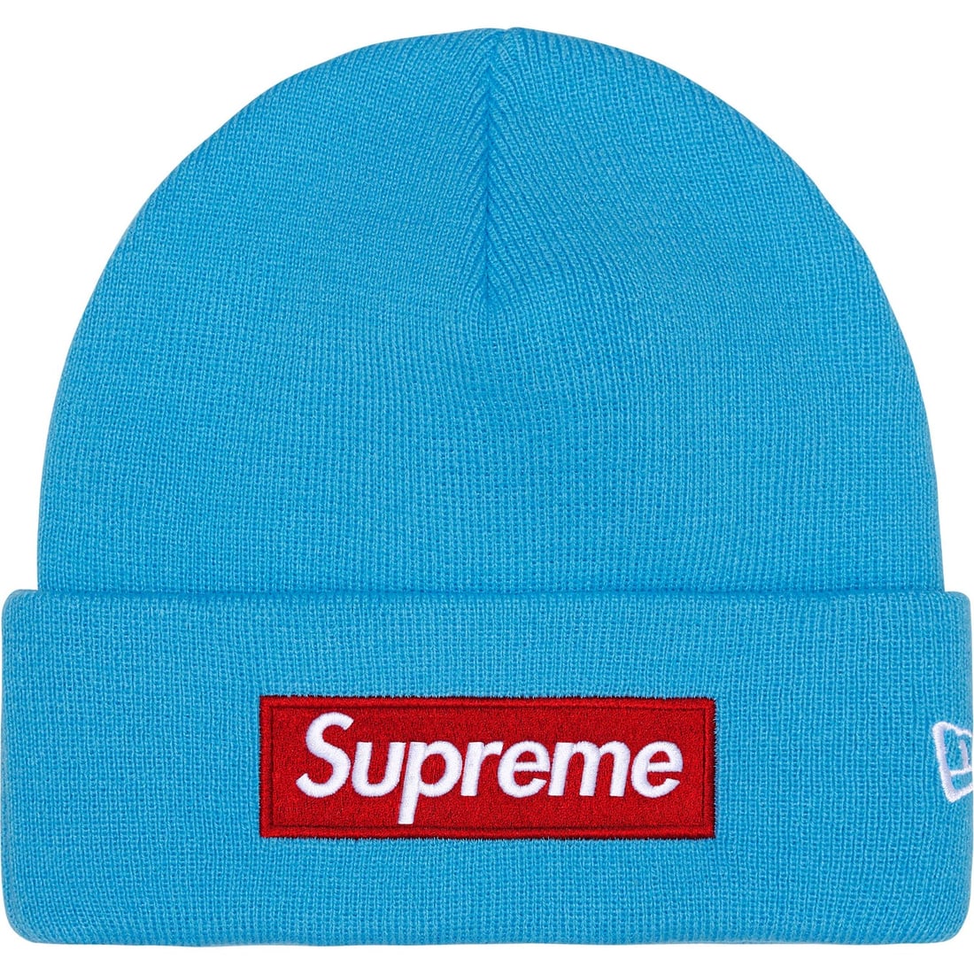 Supreme x New Era Cyan Box Logo Beanie Streetwear: Supreme x New Era Cyan Box Logo Beanie Streetwear The Supreme x New Era Box Logo Beanie in Cyan combines comfort, warmth, and iconic streetwear style. Made from soft acrylic knit, this beanie showcase