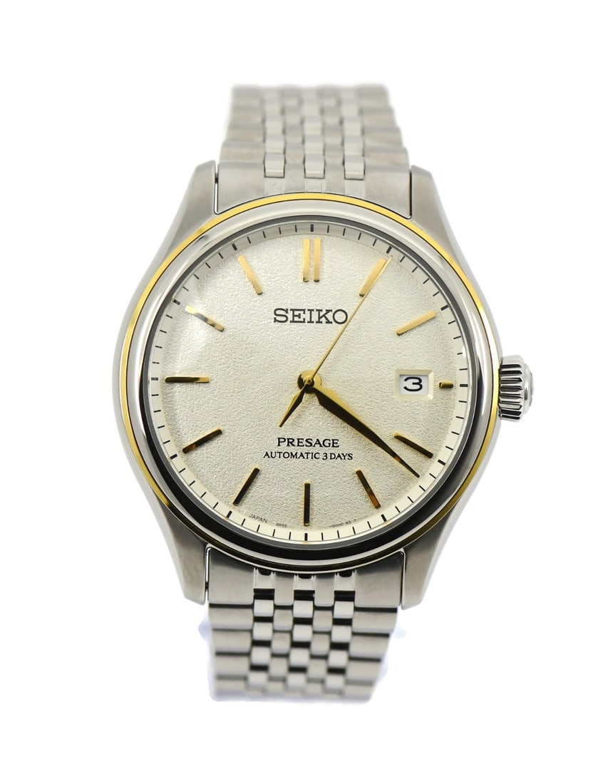 Seiko Presage SPB478J Stainless Steel Automatic Watch with Box and Papers: Seiko Presage SPB478J Stainless Steel Automatic Watch with Box and Papers This Seiko Presage Stainless Steel Watch SPB478J is a sophisticated wristwatch featuring a reliable mechanical (automatic) mov