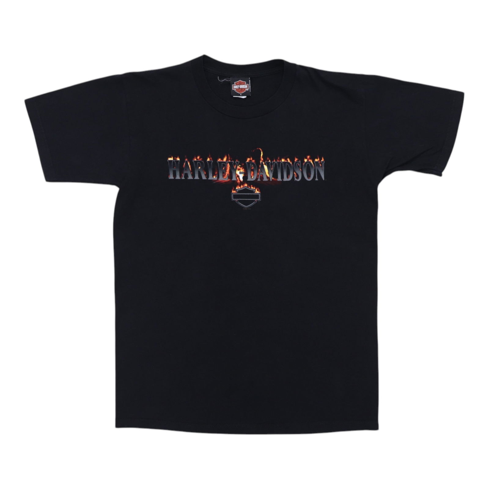 Vintage 2002 Harley Davidson Pittsburgh Graphic Shirt Black: Vintage 2002 Harley Davidson Pittsburgh Graphic Shirt Black This original vintage 2002 Harley Davidson Pittsburgh Shirt is a must-have for any motorcycle enthusiast. Made from 100% cotton, it features