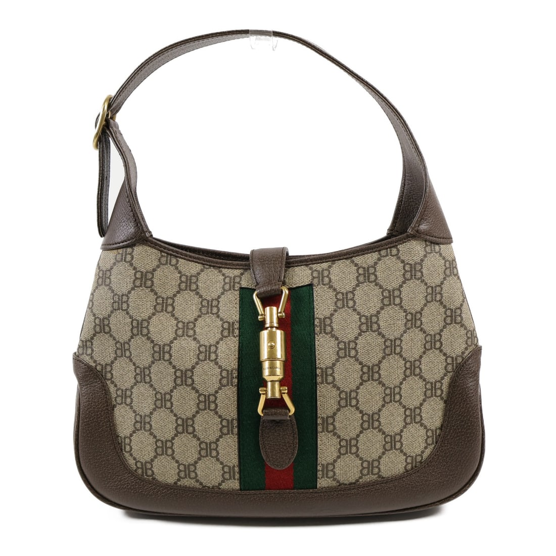 BALENCIAGA Hacker Hobo Small Handbag PVC Coated Canvas Brown GHW: BALENCIAGA Hacker Hobo Small Handbag PVC Coated Canvas Brown GHW This Balenciaga Hacker Hobo Small Handbag is a stylish accessory crafted from high-quality PVC coated canvas in a rich brown color. Des