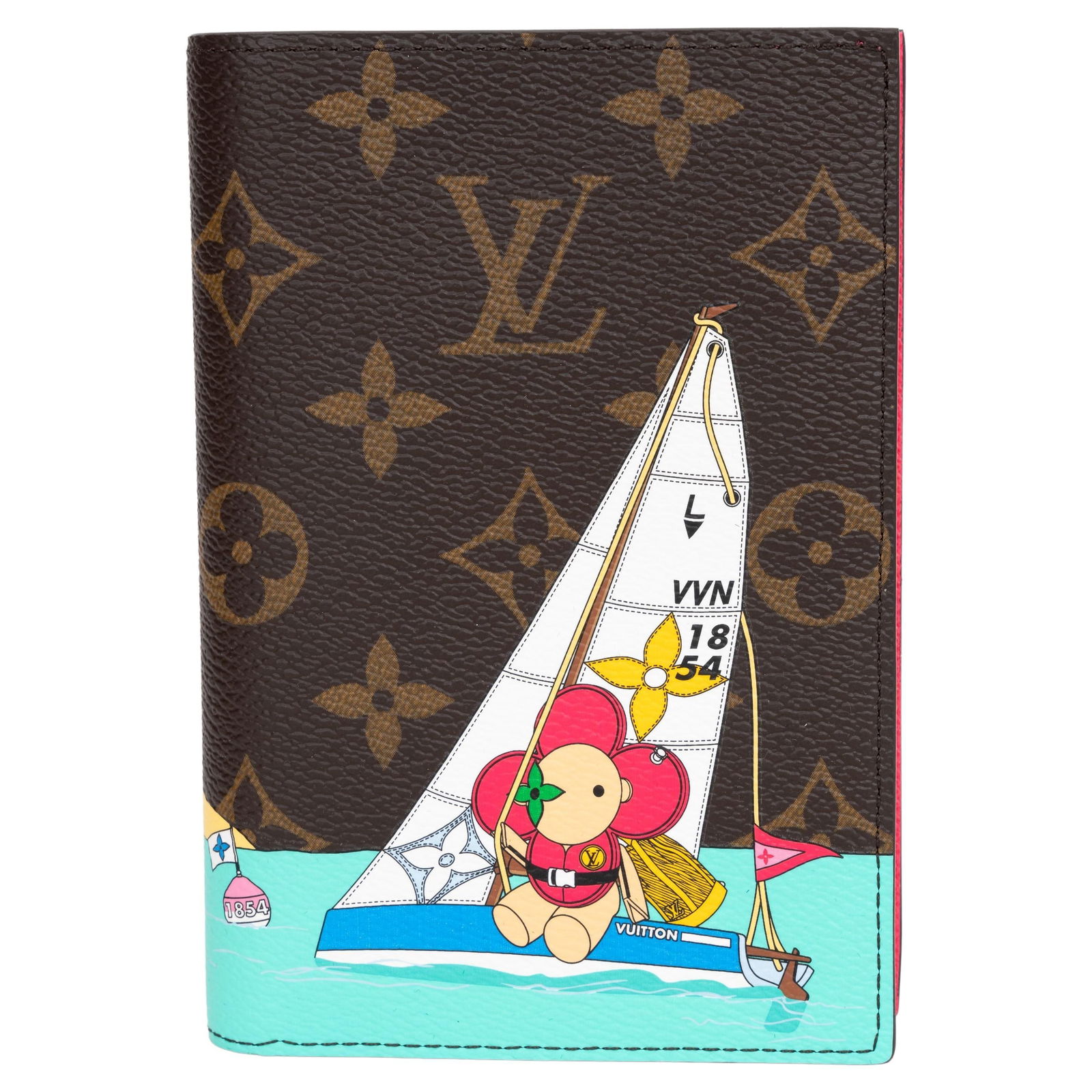 Louis Vuitton Limited Edition Xmas 2023 Passport Cover with Vivienne Print: Louis Vuitton Limited Edition Xmas 2023 Passport Cover with Vivienne Print Presenting the Louis Vuitton New Christmas 2023 Passport Cover, a stylish accessory crafted from durable monogram canvas with