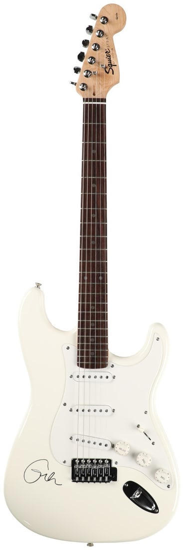 Eric Clapton Signed Squier Guitar with PSA DNA Authentication: Eric Clapton Signed Squier Guitar with PSA DNA Authentication This is an original Squier electric guitar signed by the legendary Eric Clapton, who is renowned for his incredible guitar skills and is a