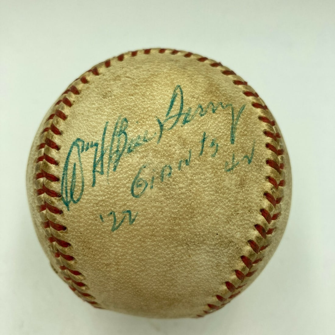 Bill Terry Signed Inscribed National League Baseball JSA COA Vintage: Bill Terry Signed Inscribed National League Baseball JSA COA Vintage This vintage Ford Frick National League baseball features the signature of Bill Terry, a legendary player of the New York Giants fr