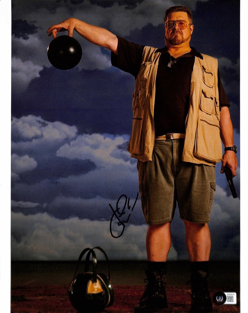 John Goodman Signed Walter Sobchak 11x14 Photo Beckett Certified: John Goodman Signed Walter Sobchak 11x14 Photo Beckett Certified Own a piece of cinematic history with this autographed 11x14 photograph of John Goodman as Walter Sobchak from The Big Lebowski. The ph