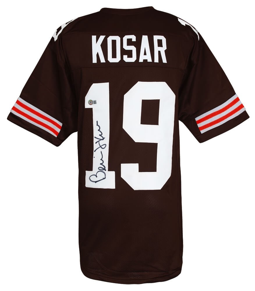 Bernie Kosar Signed X-Large Browns Football Jersey with Beckett COA (1 of 3)