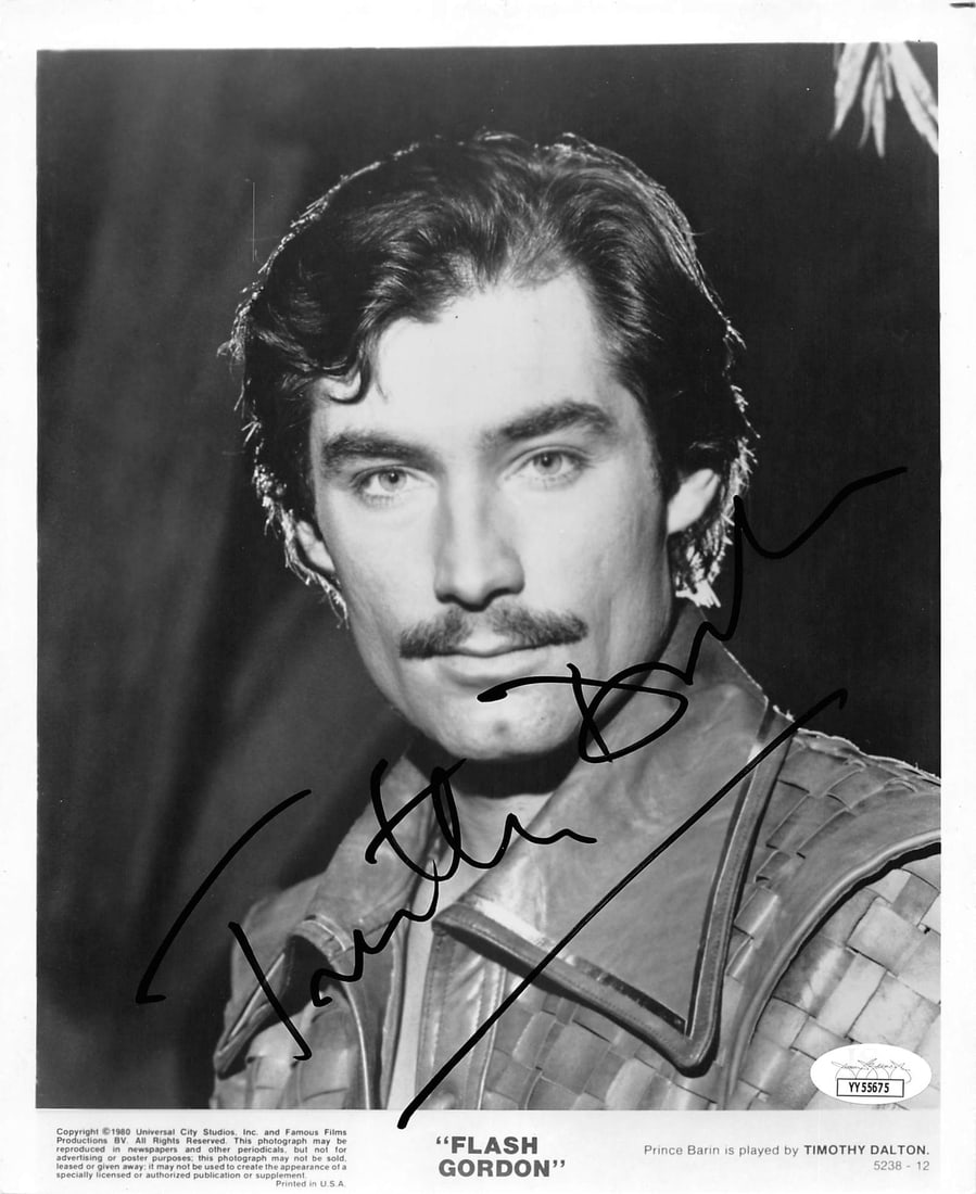 Timothy Dalton Signed 8x10 Flash Gordon Photo JSA Authenticated (1 of 2)
