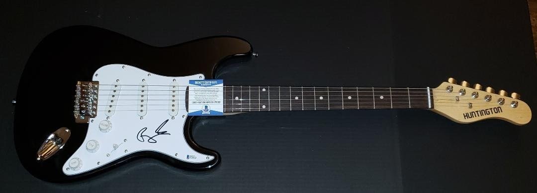 Ben Folds Signed Guitar Authentic Beckett Autograph: Ben Folds Signed Guitar Authentic Beckett Autograph This is an authentic, hand-signed guitar by Ben Folds, a renowned musician and member of Ben Folds Five. The autograph has been authenticated by Bec