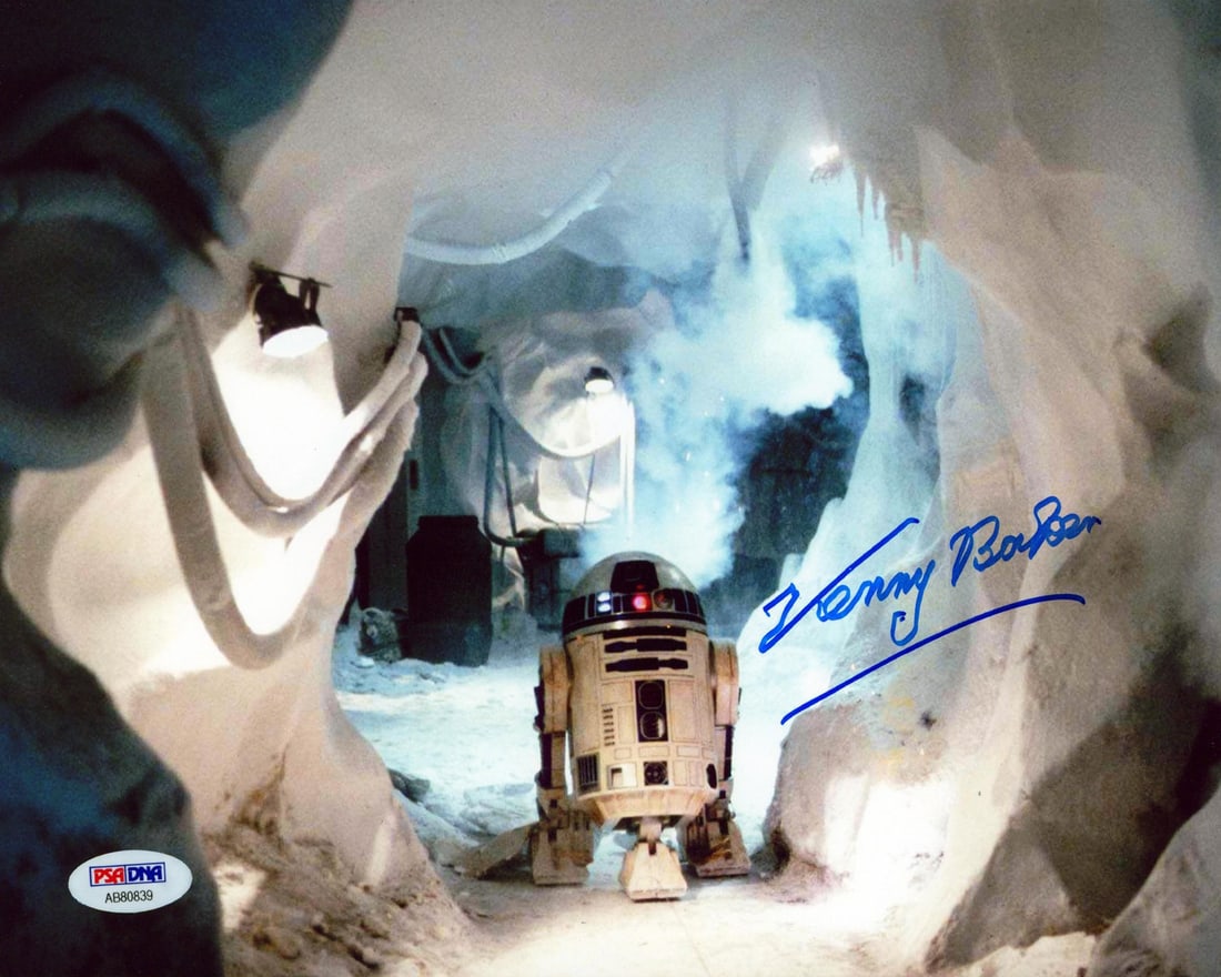 Kenny Baker Signed Star Wars The Empire Strikes Back 8x10 Photo PSA Certified (1 of 1)