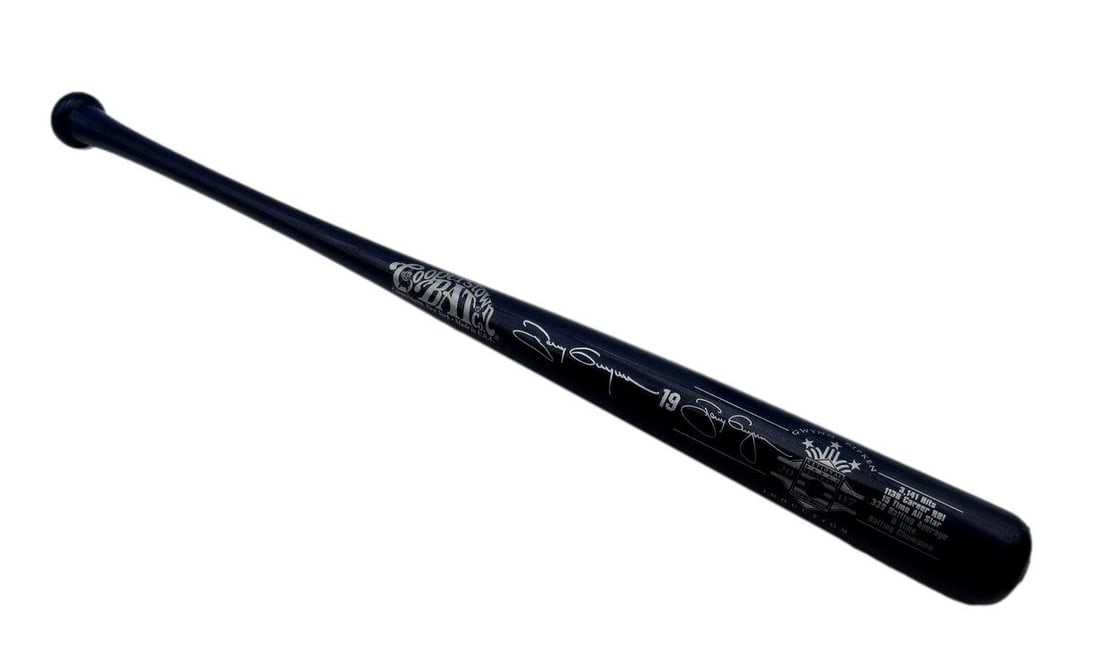Tony Gwynn HOF Autographed Cooperstown Bat Limited Edition 500 JSA Certified: Tony Gwynn HOF Autographed Cooperstown Bat Limited Edition 500 JSA Certified This is an Original Tony Gwynn Hall of Fame Signed Cooperstown Statistics Limited Edition Baseball Bat, issued in a limited