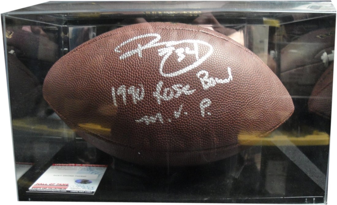 Rex Ryan Autographed Football New York Jets Steiner Authenticated: Rex Ryan Autographed Football New York Jets Steiner Authenticated This is a genuine autographed football signed by Rex Ryan, the former head coach of the New York Jets. The football has been authentic