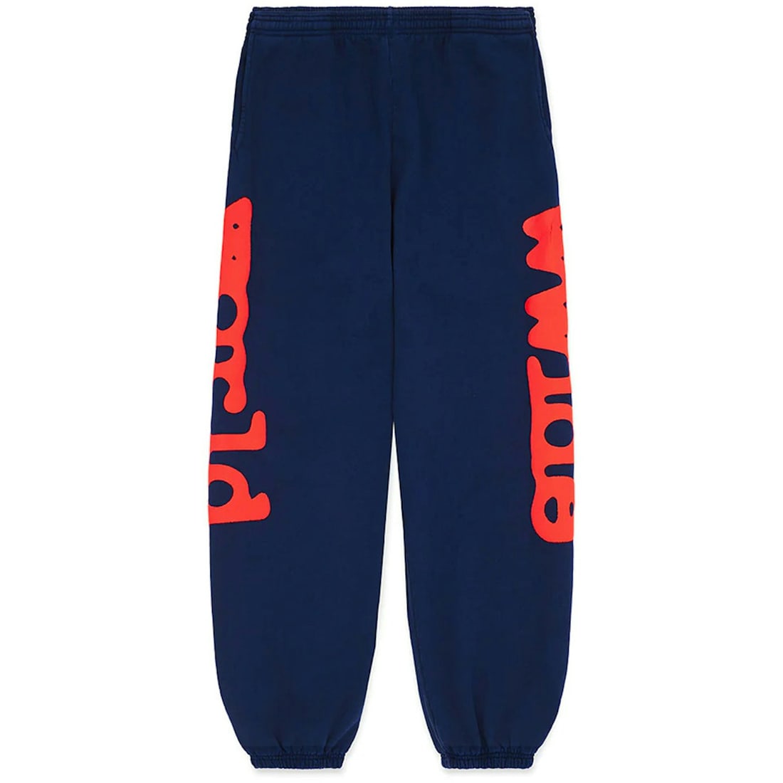 Authentic Sp5der Beluga Navy Sweatpants Large: Authentic Sp5der Beluga Navy Sweatpants Large Discover the authentic Sp5der Beluga Navy Sweatpants, perfect for casual wear. These sweatpants are designed for comfort and style, featuring a rich navy