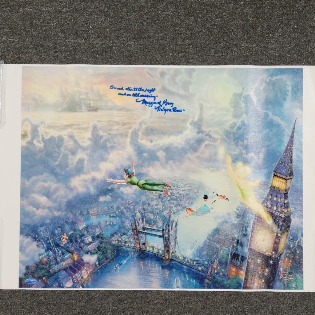 Margaret Kerry Tinker Bell Signed 16x20 Canvas Photo Beckett Authenticated: Margaret Kerry Tinker Bell Signed 16x20 Canvas Photo Beckett Authenticated This original 16x20 canvas photograph features Margaret Kerry, known for her role as Tinker Bell. The photo is authentically