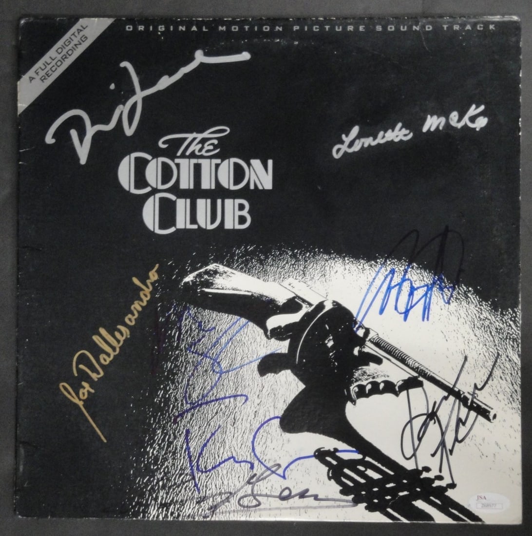 The Cotton Club Signed Soundtrack Cover JSA Authenticated (1 of 7)