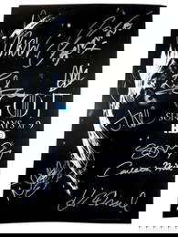 Game of Thrones Multi Signed 13x20 Poster 9 Autographs JSA