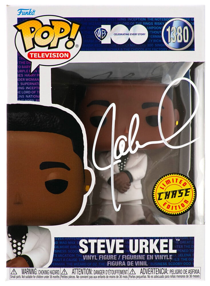 Jaleel White Signed Steve Urkel Family Matters Funko Pop #1380 with COA: Jaleel White Signed Steve Urkel Family Matters Funko Pop #1380 with COA This is a Jaleel White signed Steve Urkel Family Matters Chase Funko Pop doll #1380, a must-have for collectors and fans of the 