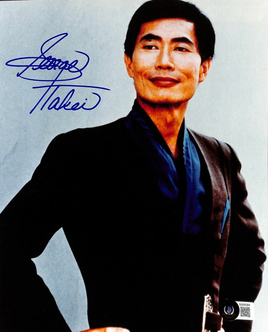 George Takei Signed 8x10 Sulu Star Trek IV Photograph Beckett Authenticated (1 of 1)