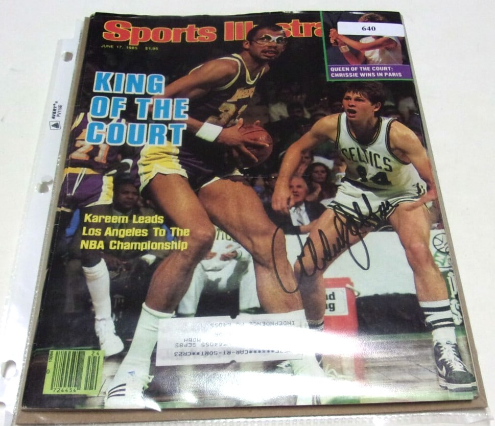 Kareem Abdul-Jabbar Signed Sports Illustrated Magazine COA Hologram (1 of 1)