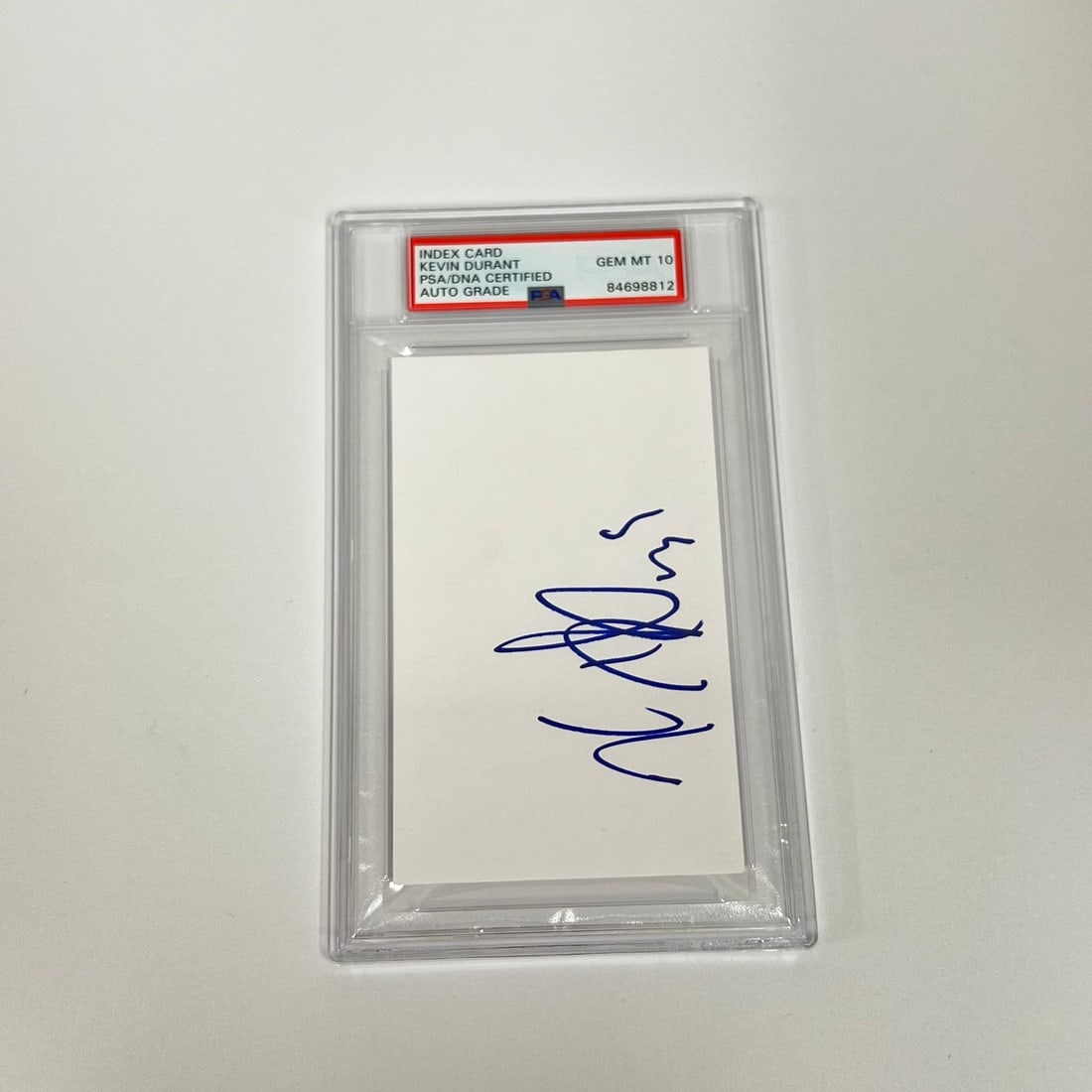 Kevin Durant Autographed Index Card PSA/DNA Phoenix Suns (1 of 3)