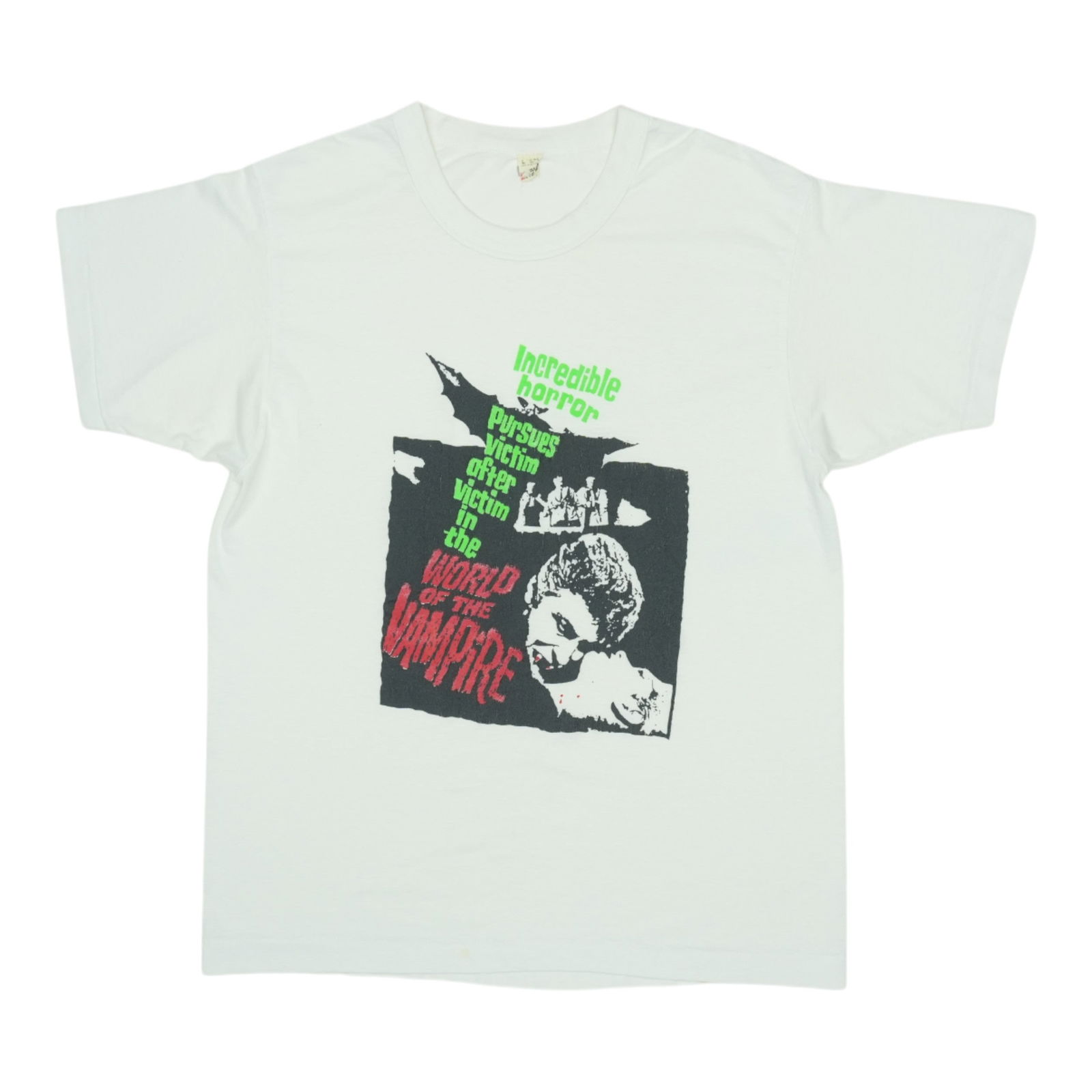 1980s Vintage World Of The Vampire Shirt White Large (1 of 5)