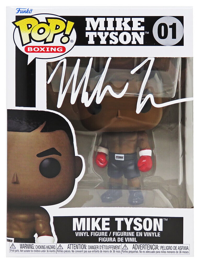 Mike Tyson Signed Funko Pop Doll #01 with COA (1 of 1)