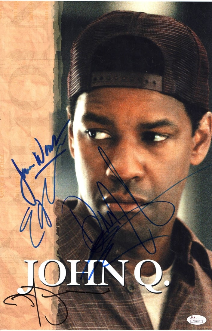 John Q Cast Signed 11x17 Photo Denzel Washington JSA Authenticated (1 of 1)