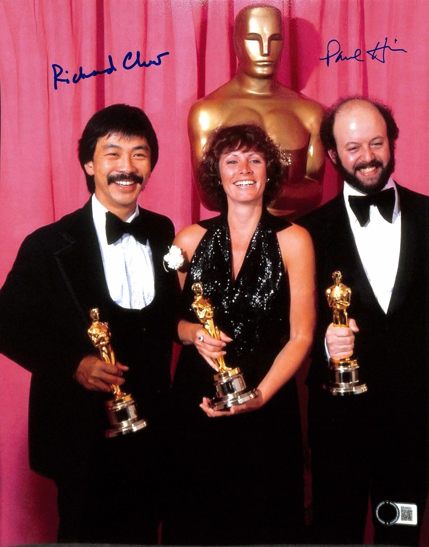 Star Wars Oscar Editors Signed 11x14 Photo Paul Hirsch Richard Chew Beckett (1 of 1)