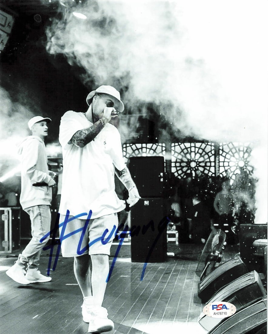 Guf Signed 8x10 Photo PSA/DNA Certified Authentic Rapper Memorabilia: Guf Signed 8x10 Photo PSA/DNA Certified Authentic Rapper Memorabilia This is a professionally printed 8x10 photograph signed by the renowned Russian rapper Guf. The autograph has been authenticated by