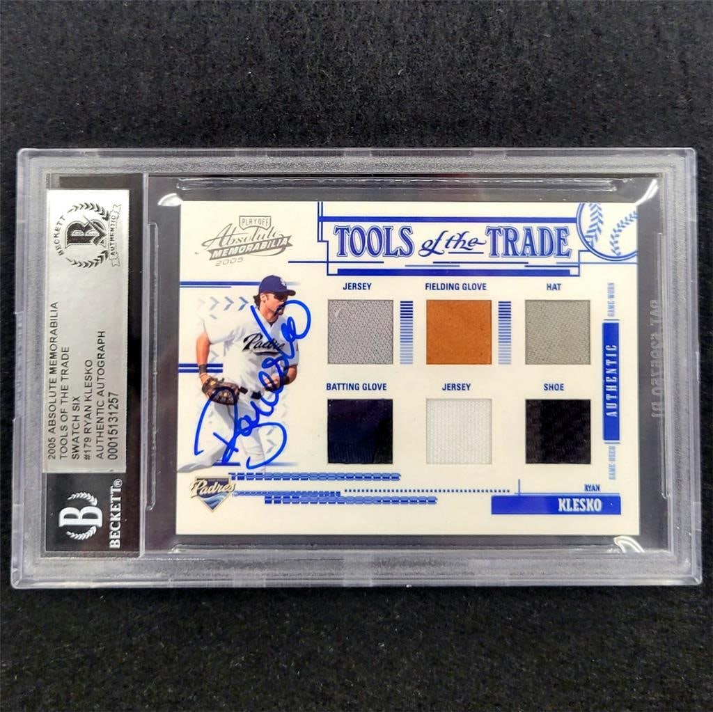 Ryan Klesko 2005 Panini Tools of the Trade Auto /100 BAS Signed Card (1 of 3)