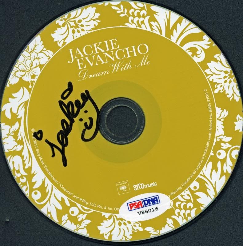 Jackie Evancho Signed Dream With Me CD Authenticated PSA/DNA V86016: Jackie Evancho Signed Dream With Me CD Authenticated PSA/DNA V86016 This authentic signed "Dream With Me" CD by Jackie Evancho is a must-have for collectors and fans alike. The item has been certified