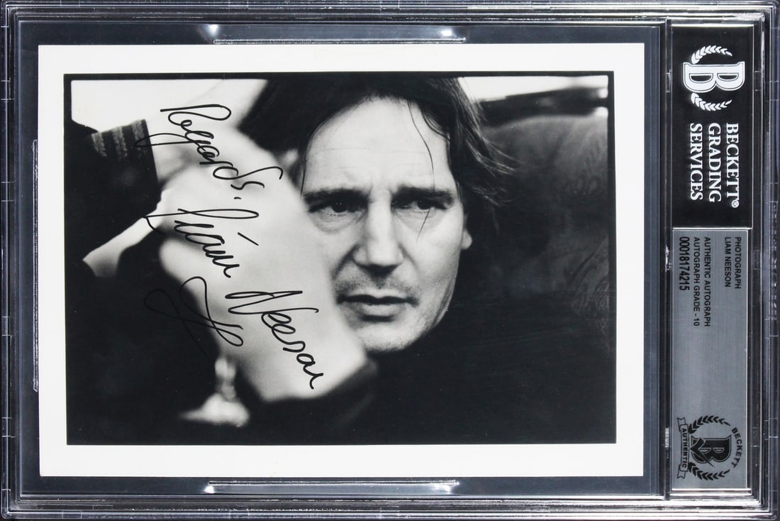 Liam Neeson Signed Schindler's List 5x7 Photo Auto 10 BAS Authenticated (1 of 2)