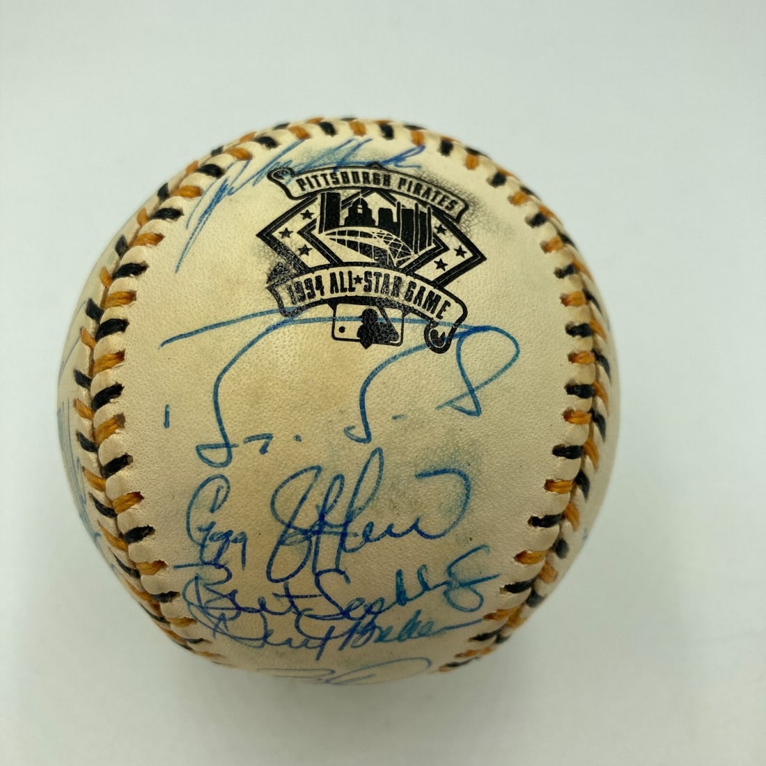 1996 National League Team Signed Baseball with Barry Bonds PSA DNA COA (1 of 13)