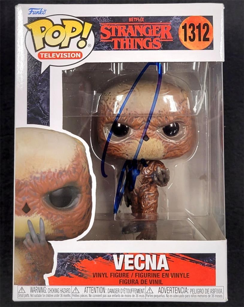 Jamie Campbell Bower Signed Vecna Funko Pop Stranger Things BAS Authenticated (1 of 8)