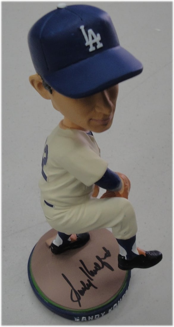 Sandy Koufax Autographed Bobblehead 2013 LA Dodgers Online Authentics (1 of 4)