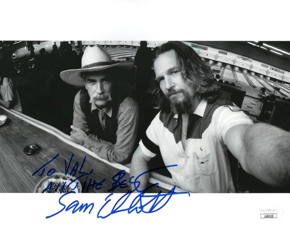 Sam Elliott Autographed 8X10 Photo The Big Lebowski JSA Certified (1 of 2)